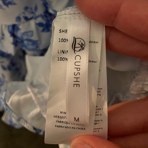 NWT Cupshe Floral print tiered dress, size Medium - Picture 2 of 9